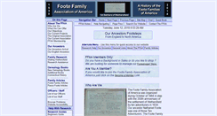 Desktop Screenshot of footefamily.org