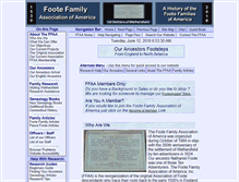 Tablet Screenshot of footefamily.org